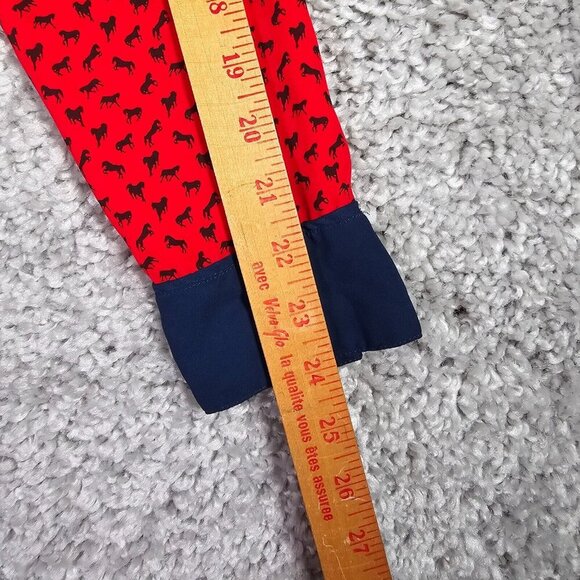 Free‎ People Womens Horse Print Long Sleeve Top Size Small Equestrian Preppy - Picture 11 of 13